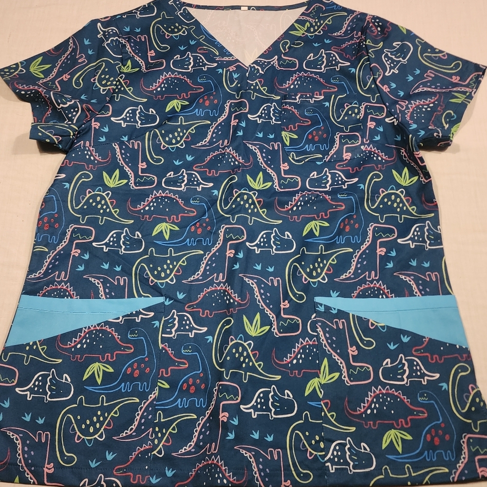 Large scrub tops